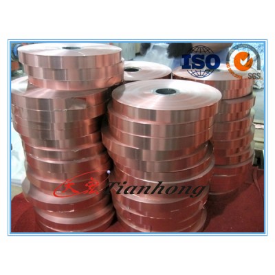 Thin copper foil or copper tape jumbo roll for cable shield or wrapping insulation material